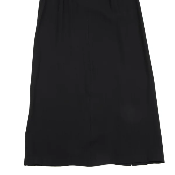 Y's Wool Rayon Back Slit Skirt K-163831_004