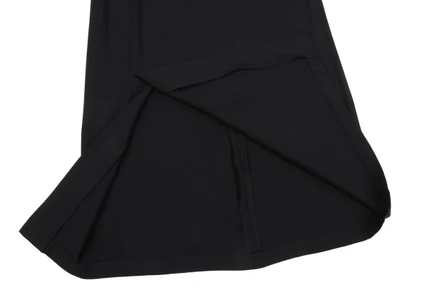 Y's Wool Rayon Back Slit Skirt K-163831_008