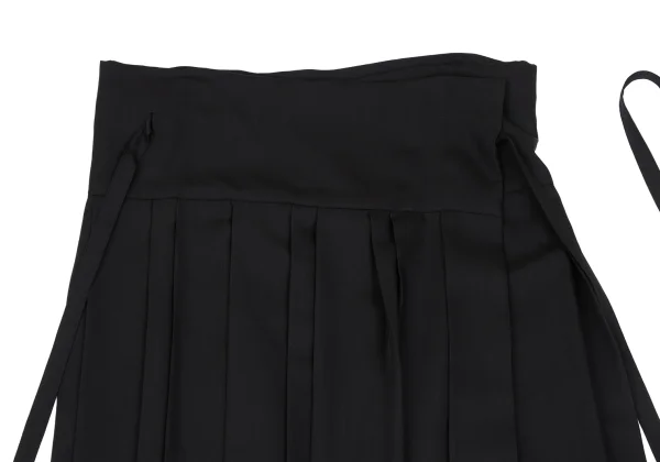 Y's Wool Silk Pleats Wrap Skirt K-163832_003