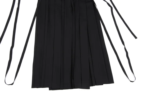 Y's Wool Silk Pleats Wrap Skirt K-163832_004