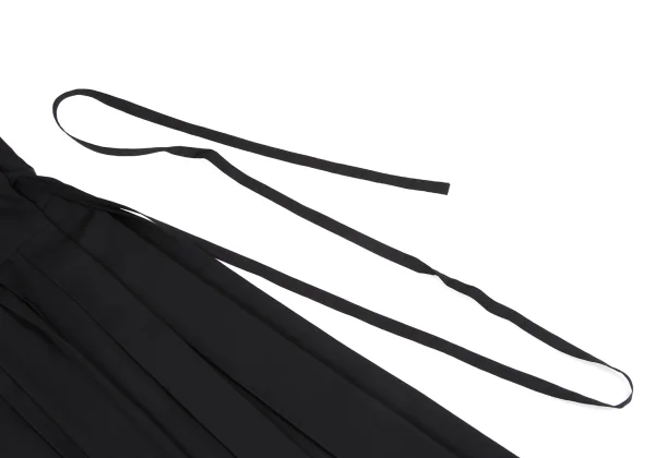 Y's Wool Silk Pleats Wrap Skirt K-163832_005