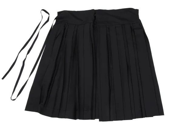 Y's Wool Silk Pleats Wrap Skirt K-163832_006