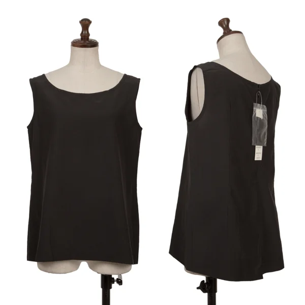 Y's bis LIMI Cotton Rayon Sleeveless Top Black S K-163835_001