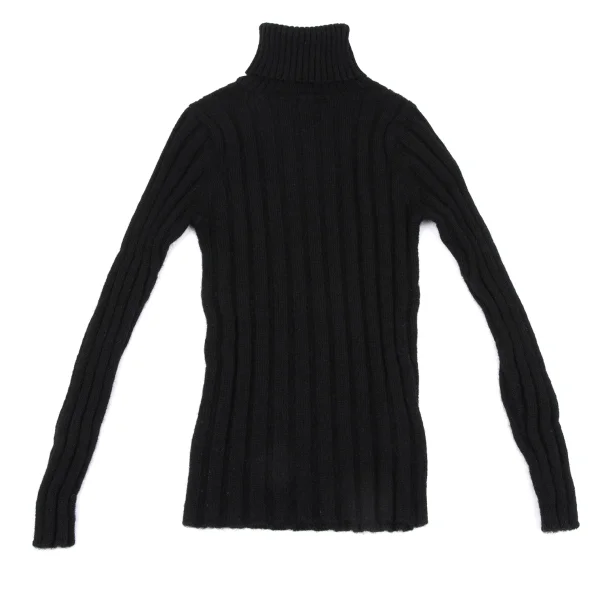 tricot COMME des GARCONS Wool Nylon Turtle Neck Knit Sweater K-163837_002