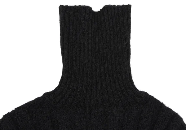 tricot COMME des GARCONS Wool Nylon Turtle Neck Knit Sweater K-163837_005