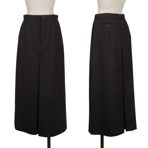 tricot COMME des GARCONS Wool Tuck Skirt Black M K-163838_001