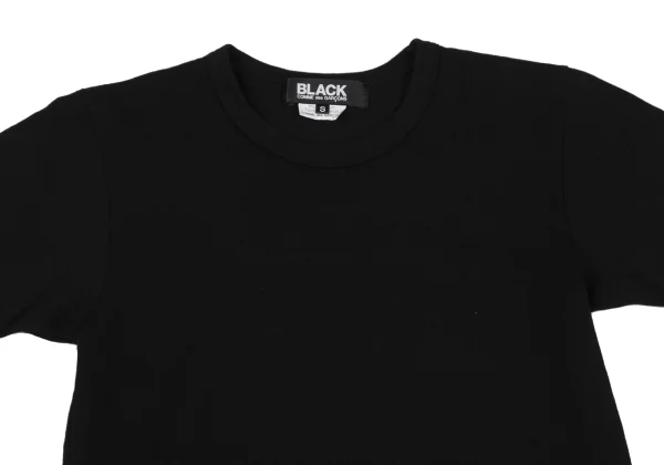 BLACK COMME des GARCONS Hem Logo Printed T-shirt K-163839_002