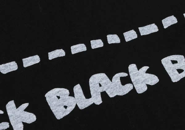 BLACK COMME des GARCONS Hem Logo Printed T-shirt K-163839_006