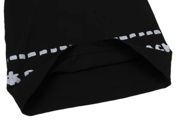 BLACK COMME des GARCONS Hem Logo Printed T-shirt K-163839_007
