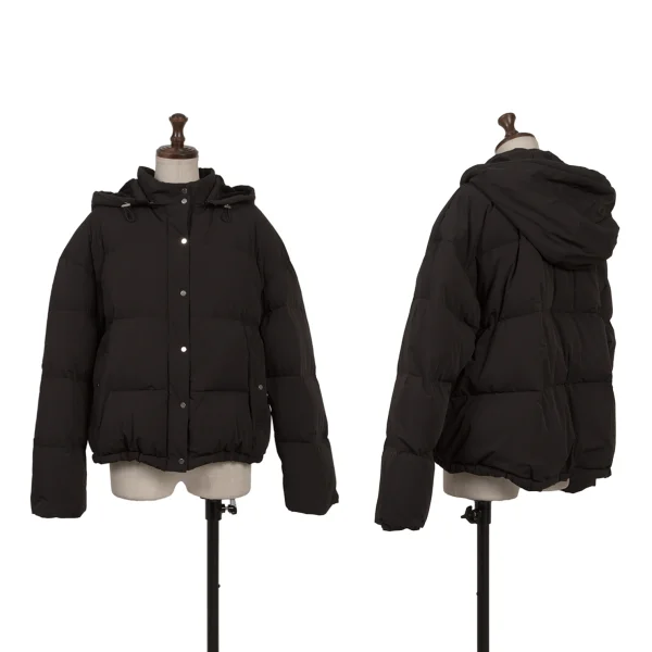 HIROKO BIS eSSeNtieL Hooded Down Jacket Black 11 K-163840_001