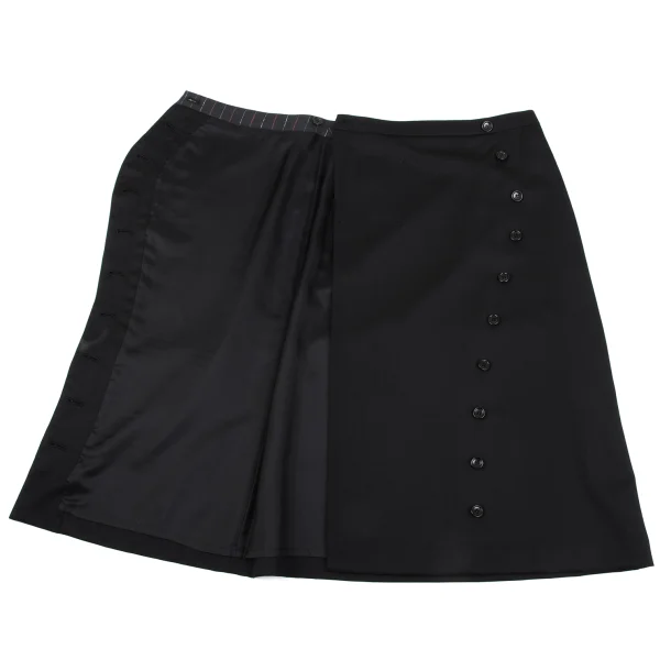 ATSURO TAYAMA Wool Curve Wrap Skirt K-163842_007
