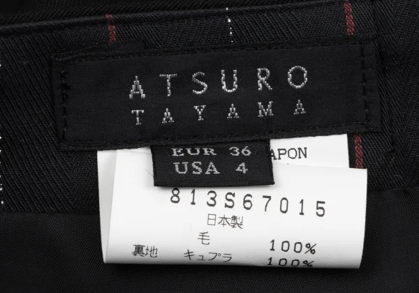 ATSURO TAYAMA Wool Curve Wrap Skirt K-163842_015