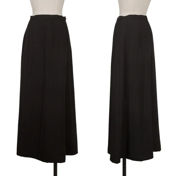 A/T Wool Switching Design Skirt Black 38 K-163843_001
