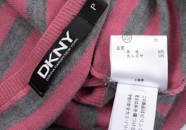 DKNY Cashmere Blend Wool Striped Knit K-163845_011