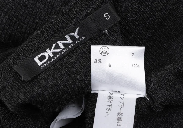 DKNY Wool V-neck Rib Knit K-163846_011