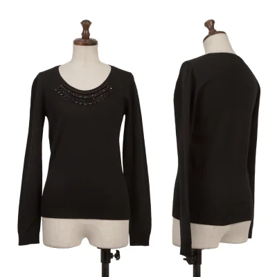 DKNY Cashmere Blend Wool Bijou Knit