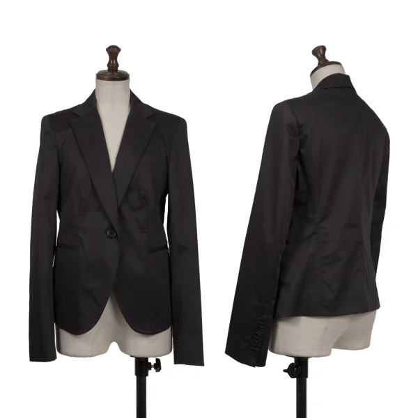 DKNY Cotton Stretch 1B Jacket Navy 4 K-163849_001