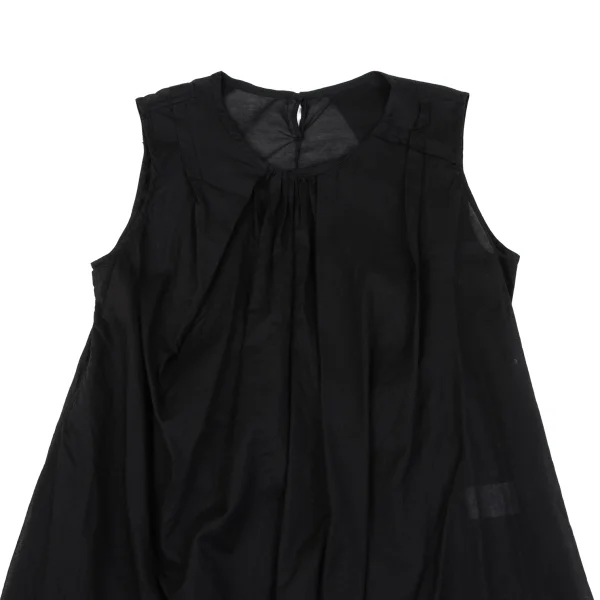 zucca Dyed Tuck Design Sleeveless Blouse K-163851_003