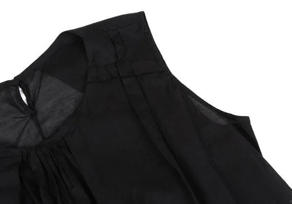 zucca Dyed Tuck Design Sleeveless Blouse K-163851_006