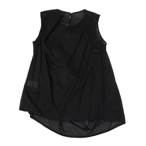zucca Dyed Tuck Design Sleeveless Blouse K-163851_009