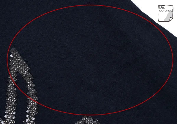 zucca Garment Dyed Cotton Rhinestone Logo T-shirt K-163852_008