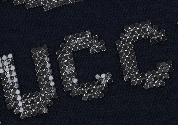 zucca Garment Dyed Cotton Rhinestone Logo T-shirt K-163852_010