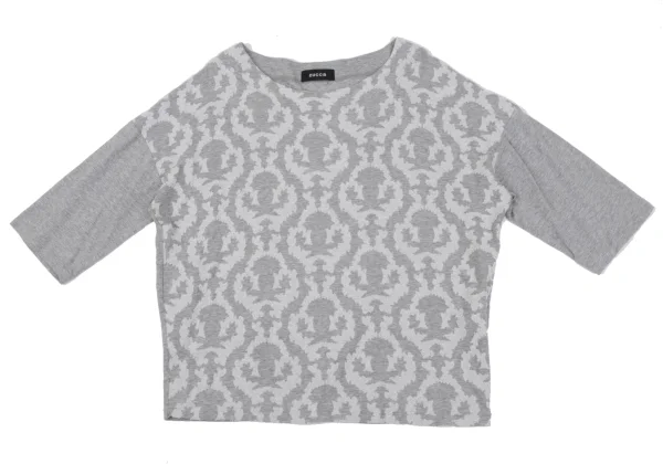 zucca Cotton Jacquard Wide T-shirt K-163853_002