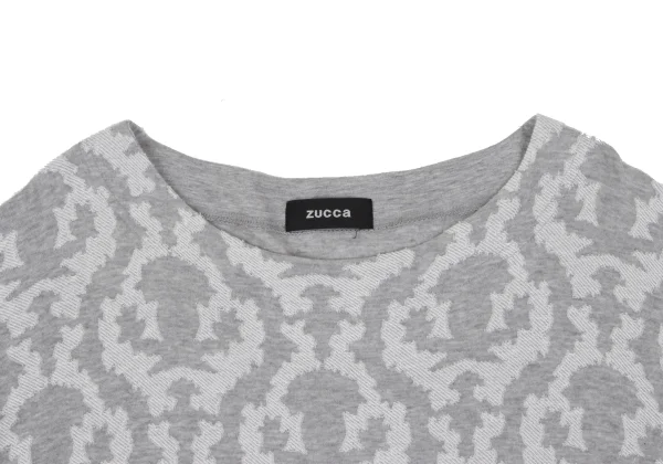 zucca Cotton Jacquard Wide T-shirt K-163853_003