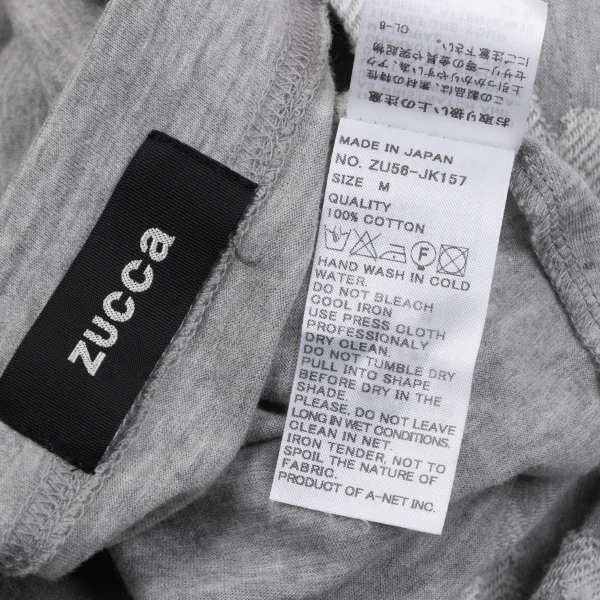 zucca Cotton Jacquard Wide T-shirt K-163853_010