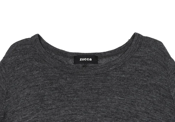 zucca Rayon Wool Hem Deformation T-shirt K-163854_003