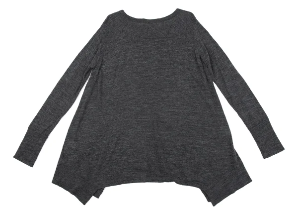 zucca Rayon Wool Hem Deformation T-shirt K-163854_008