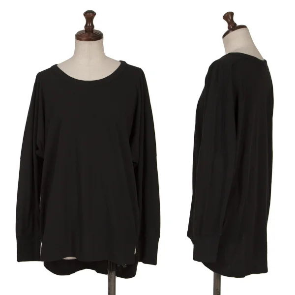zucca Dyed Cotton Dolman T-shirt Black M K-163856_001