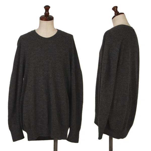 zucca Wool Raglan Knit Sweater Charcoal M K-163857_001