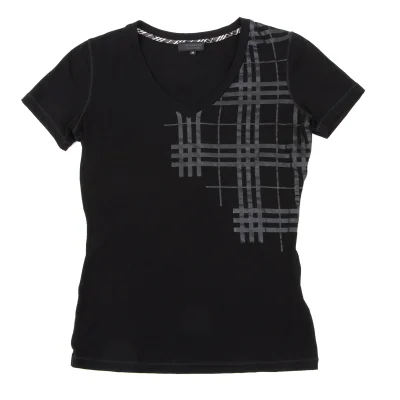 BURBERRY BLACK LABEL Side Check Printed Stretch T-shirt