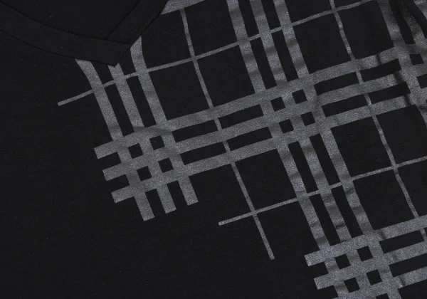 BURBERRY BLACK LABEL Side Check Printed Stretch T-shirt K-163858_005