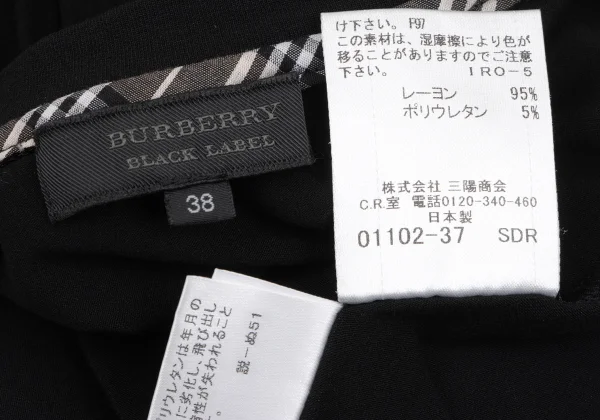 BURBERRY BLACK LABEL Side Check Printed Stretch T-shirt K-163858_011