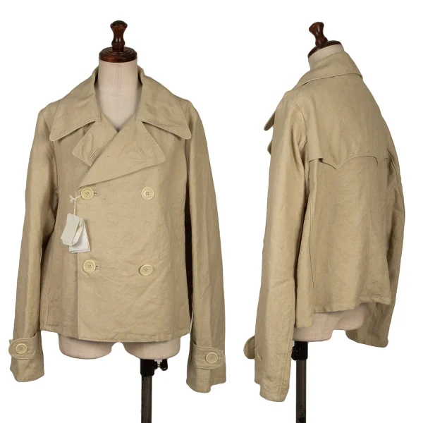 45rpm 45R Linen Double Jacket Beige 3 K-163862_001