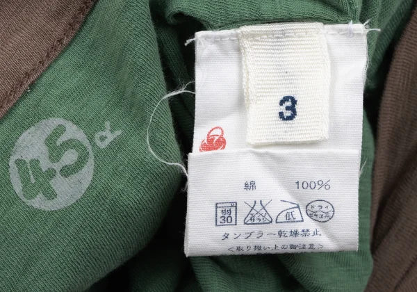 45rpm 45R Cotton Double Face 3/4 Sleeve T Shirt K-163869_012