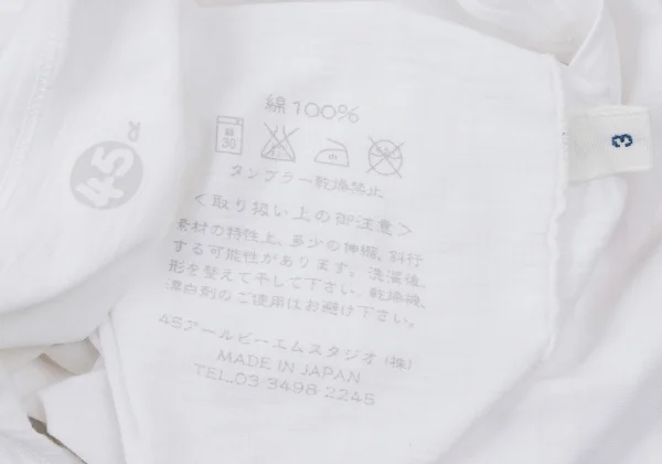 45rpm 45R Cotton Front Logo Printed T-shirt K-163870_012