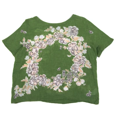 45rpm 45R Cotton Floral Printed T Shirt