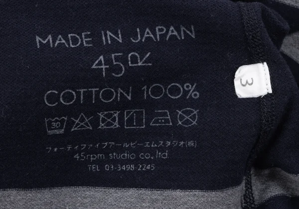 45rpm 45R Cotton Hem Stripe T Shirt K-163873_010