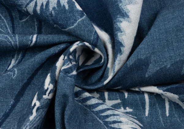 45rpm 45R Cotton Indigo Dyed Botanical Print 3/4 Sleeve Top K-163877_015