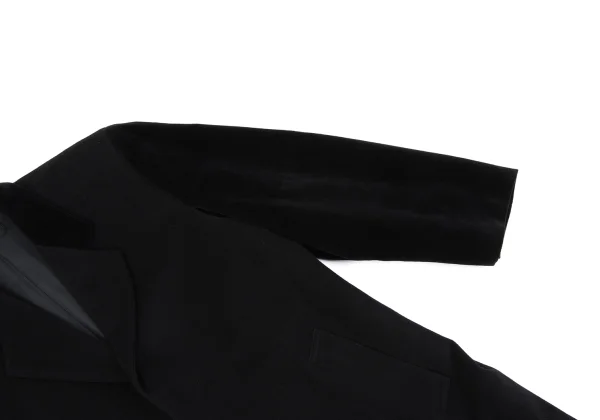 COMME des GARCONS Velour Open sleeve Wool Coat K-163878_006