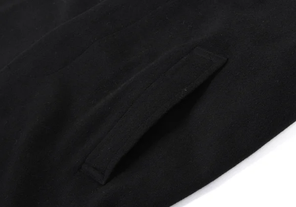 COMME des GARCONS Velour Open sleeve Wool Coat K-163878_010