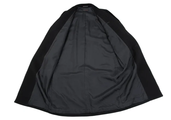 COMME des GARCONS Velour Open sleeve Wool Coat K-163878_013