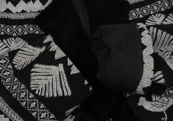 COMME des GARCONS Layered Jacquard Spencer Jacket K-163879_006