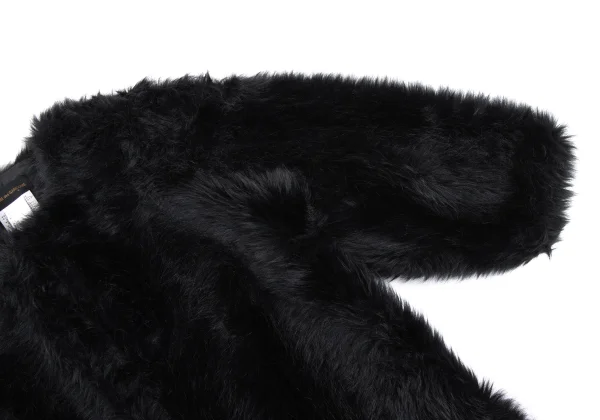 COMME des GARCONS Faux Fur Collarless Jacket K-163880_006
