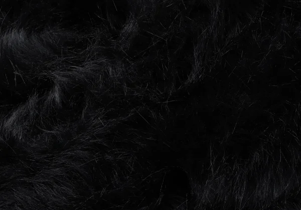 COMME des GARCONS Faux Fur Collarless Jacket K-163880_012