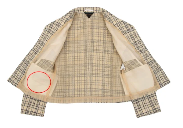 COMME des GARCONS Random Check Jacquard Jacket K-163881_010
