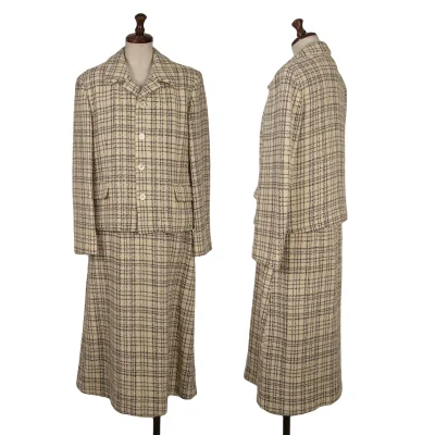 COMME des GARCONS Random Check Jacquard Ensemble